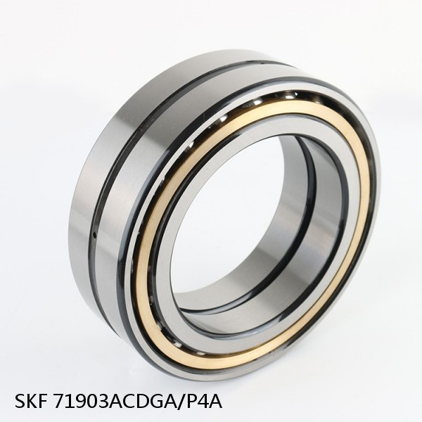 71903ACDGA/P4A SKF Super Precision,Super Precision Bearings,Super Precision Angular Contact,71900 Series,25 Degree Contact Angle