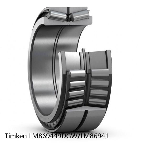 LM869449DGW/LM86941 Timken Tapered Roller Bearing Assembly